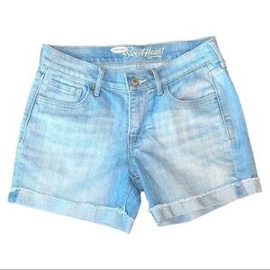 Old Navy Size 0 Sweetheart Cuffed Denim Shorts